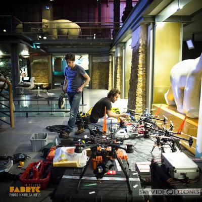 Galérie de l'évolution matériel tournage