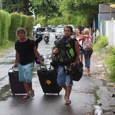 arrivée tournage lombok